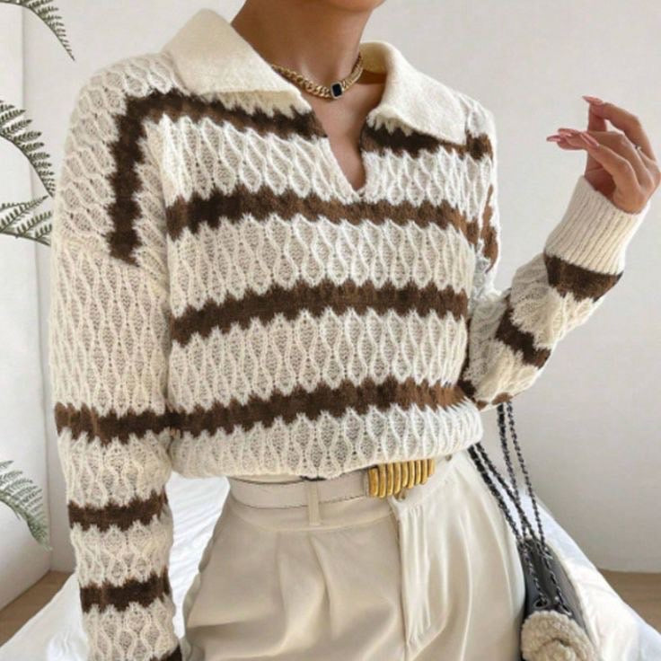 Hoffman knit collar sweater