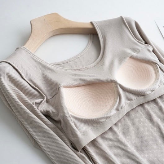 Affogato built in bra full sleeves top