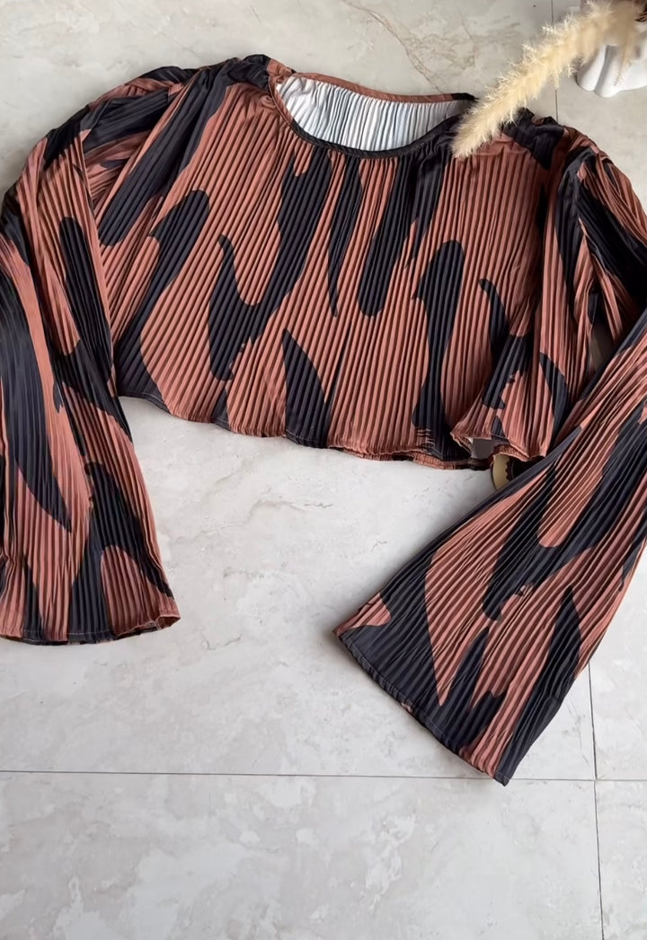 Safari Pleated coord set