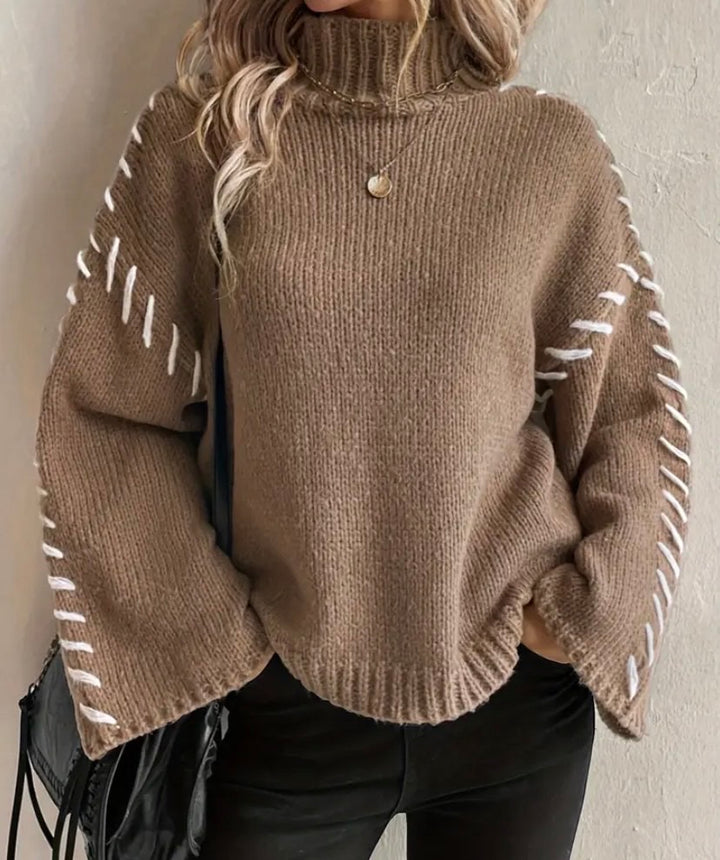 Hinge high neck pullover