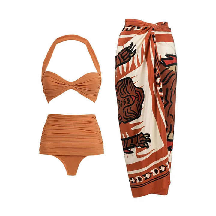 Sorrento Halterneck Three piece swimsuit