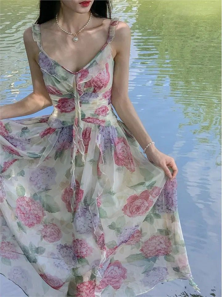 Orlando floral midi dress