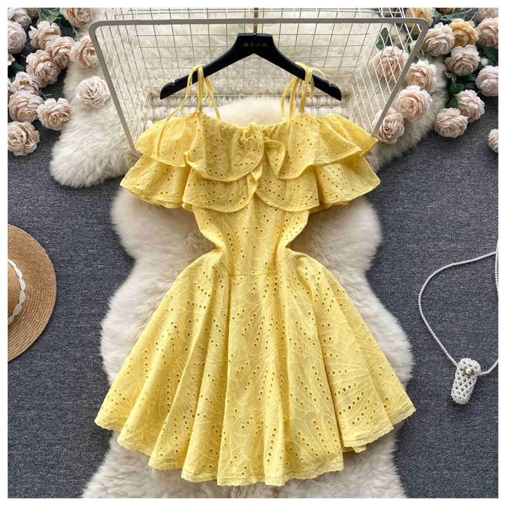 Titania frill dress