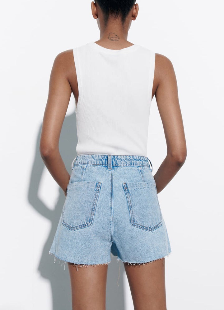 Goldberg High Waist Denim Skorts