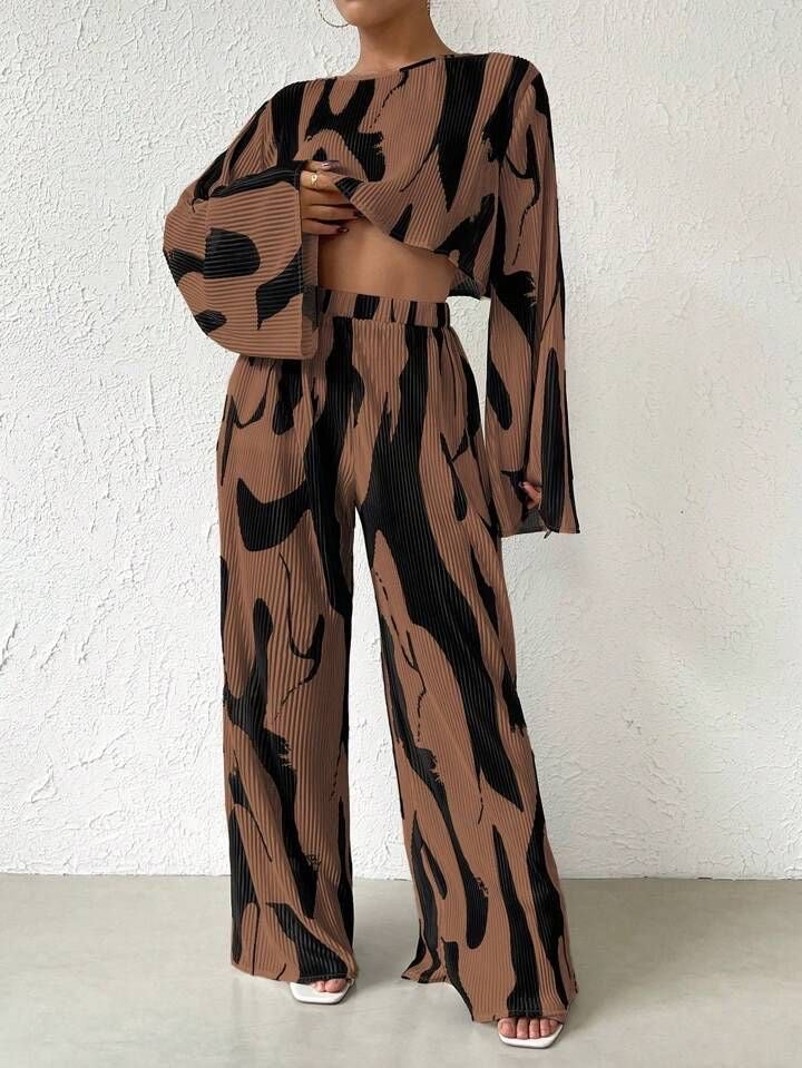 Safari Pleated coord set