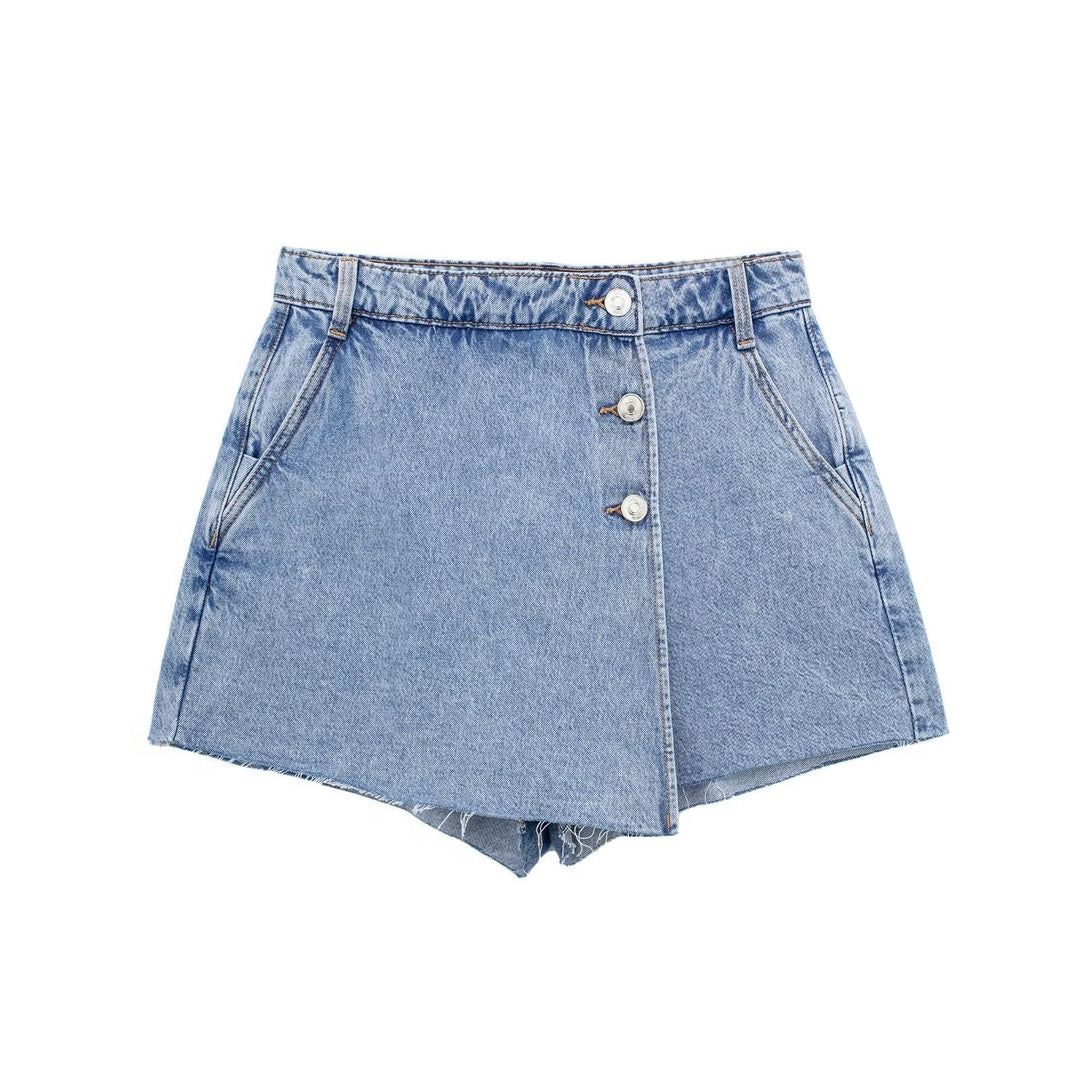 Goldberg High Waist Denim Skorts