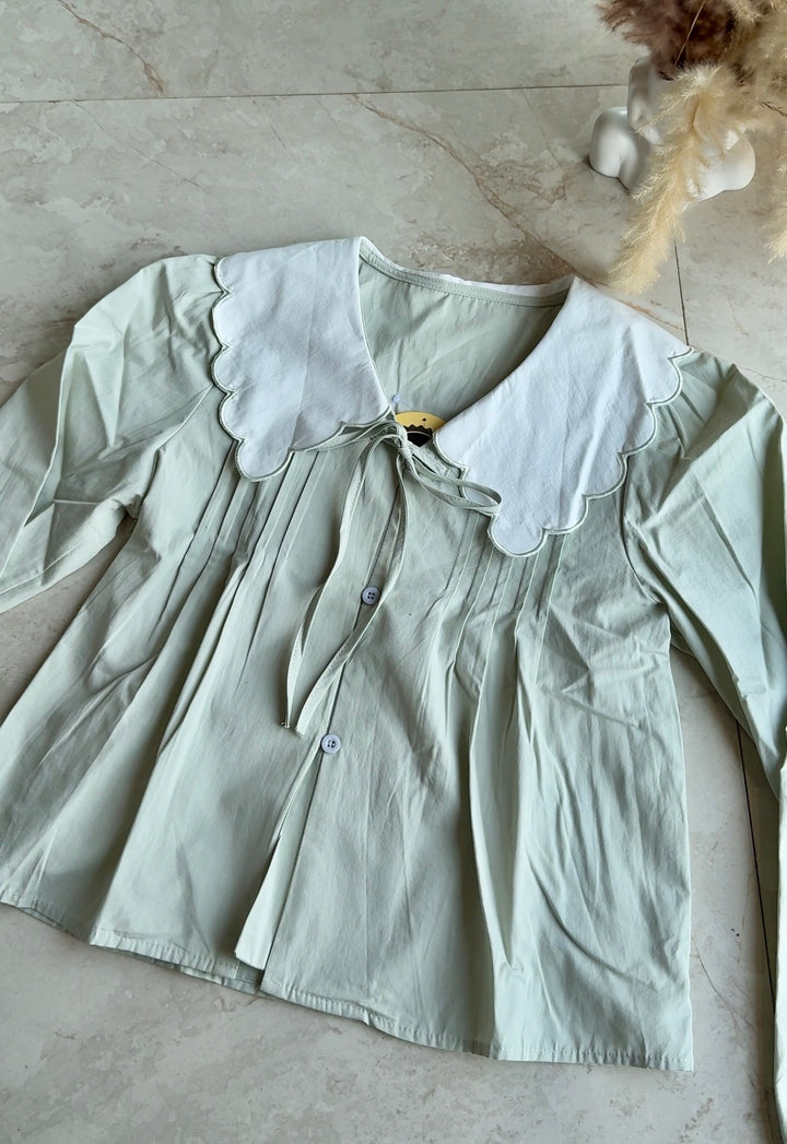 Korean Peterpan blouse