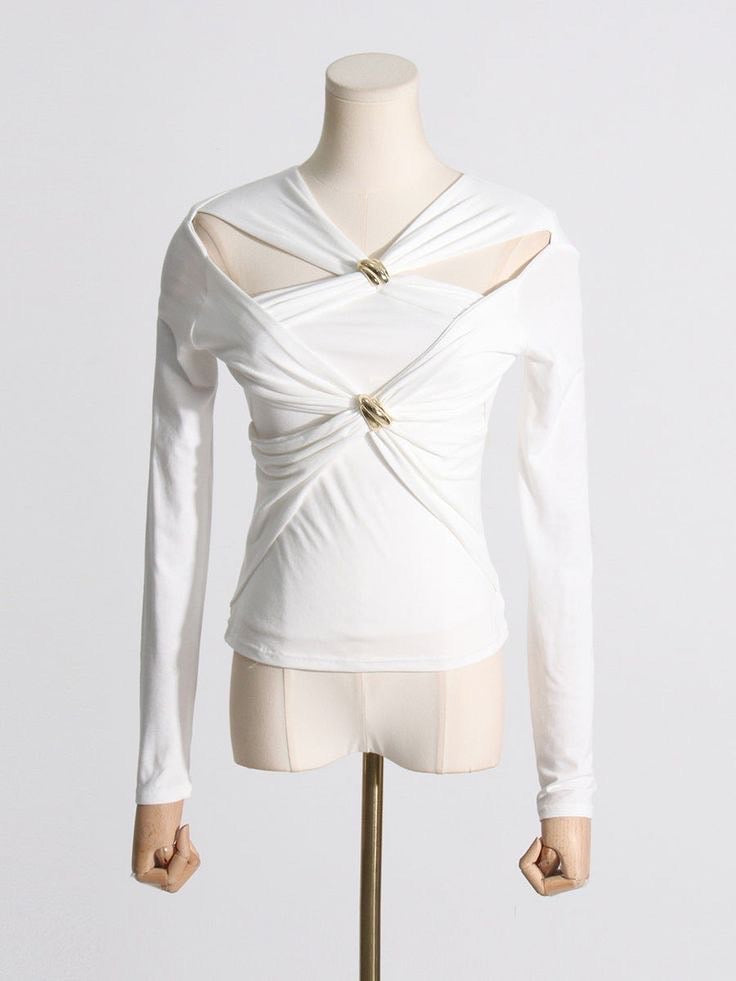 Blanco Crisscross top