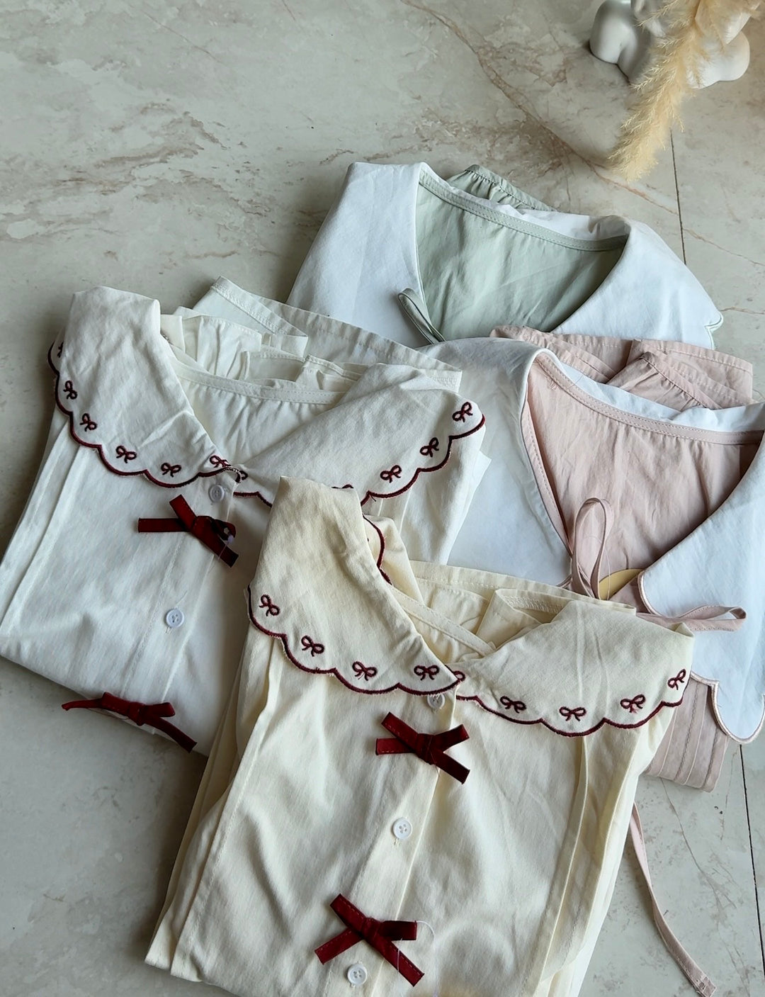 Korean Peterpan blouse