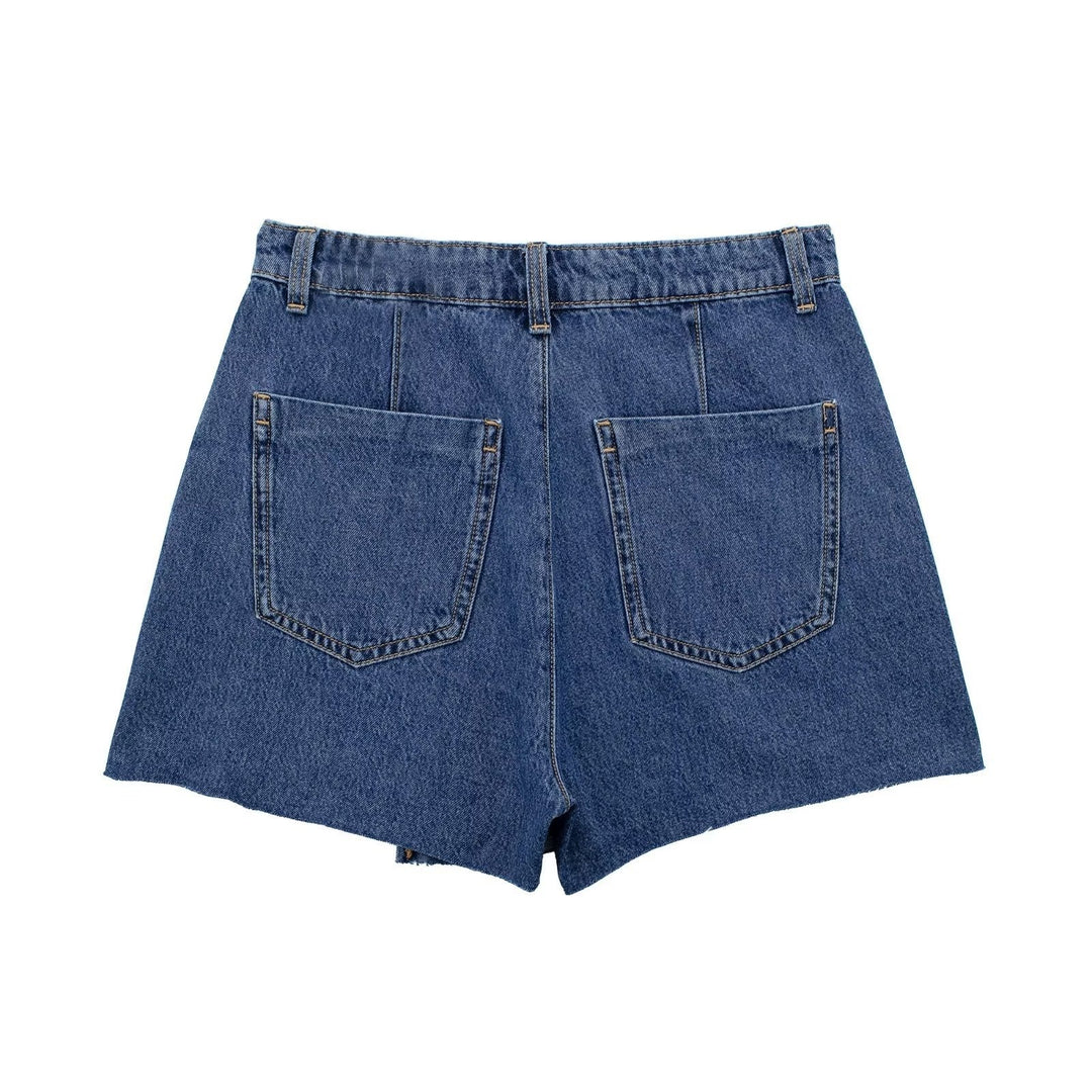 Goldberg High Waist Denim Skorts