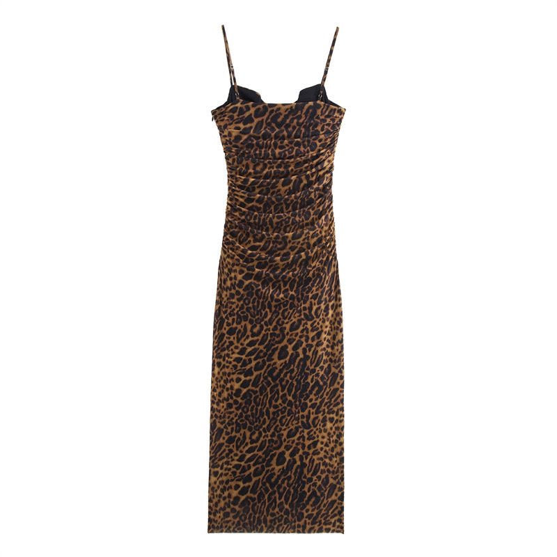 Bliss leopard bodycon dress