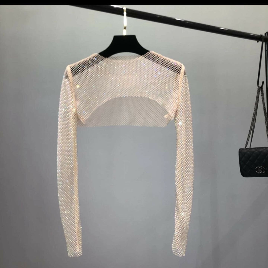 Raina Rhinestone Cape top