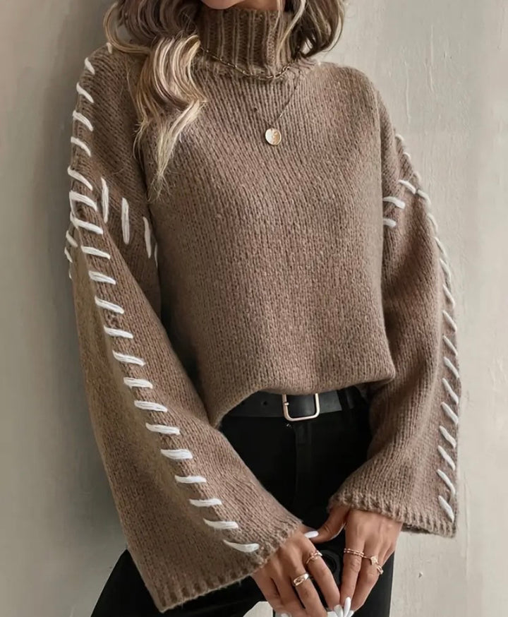 Hinge high neck pullover