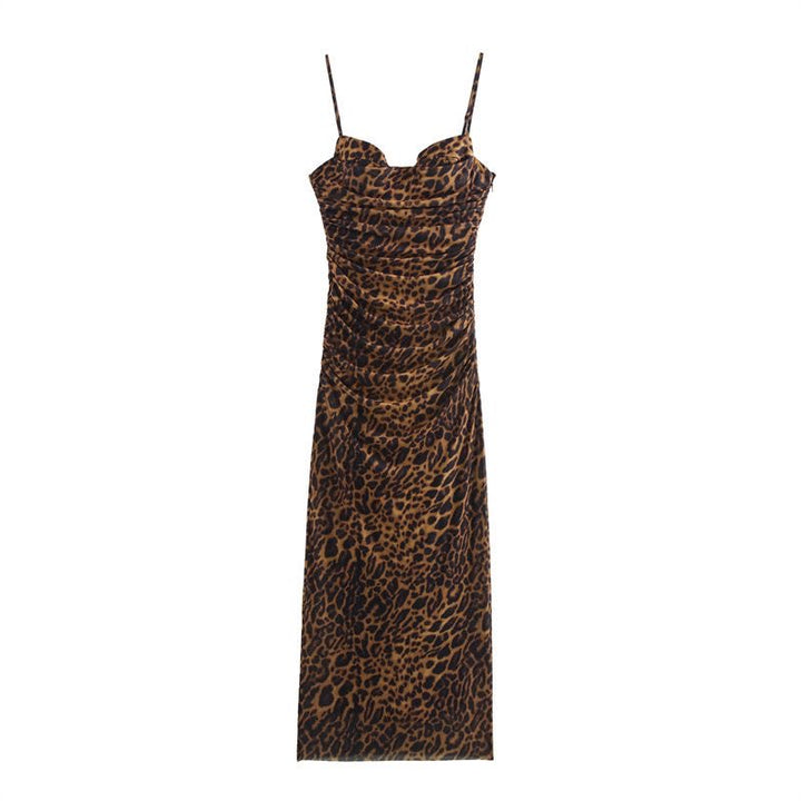 Bliss leopard bodycon dress