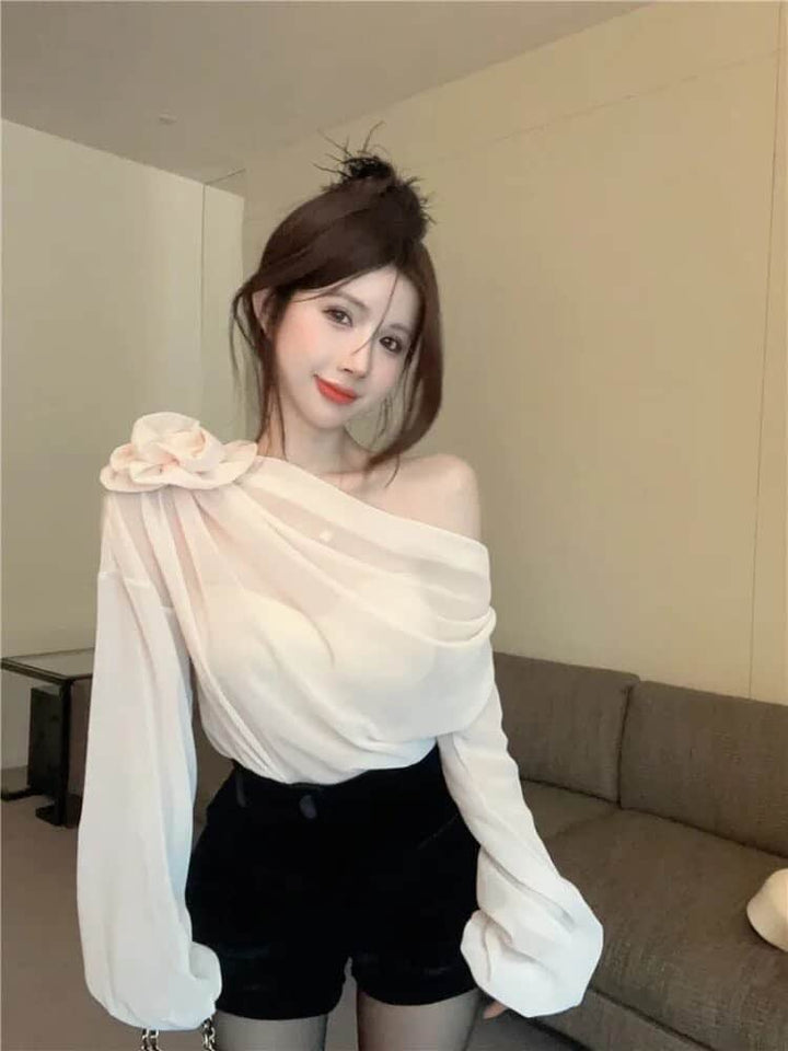 Hazel one shoulder top