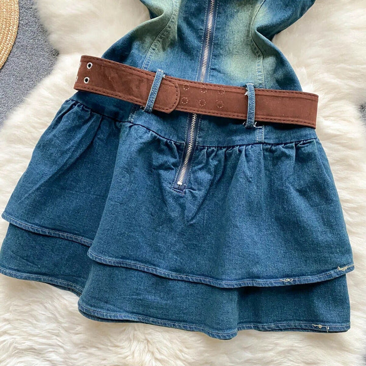 Carter denim dress