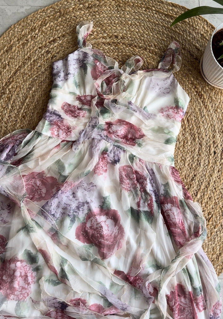 Orlando floral midi dress