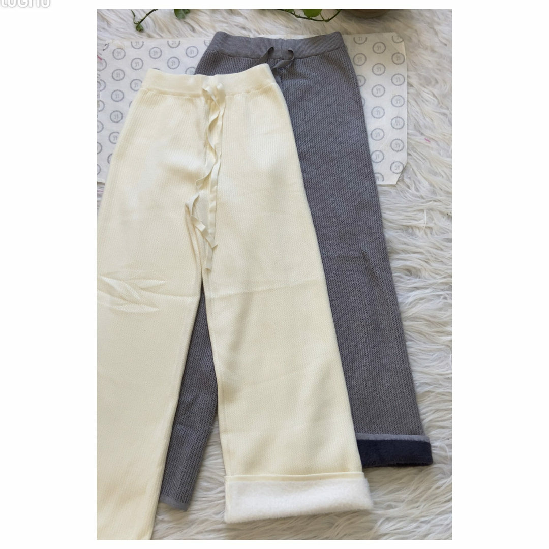 Sandra high waist fleece pants