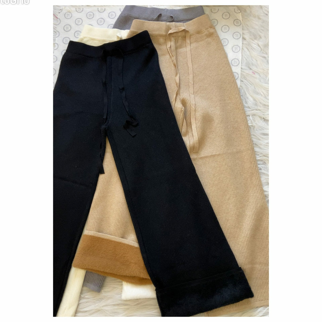 Sandra high waist fleece pants