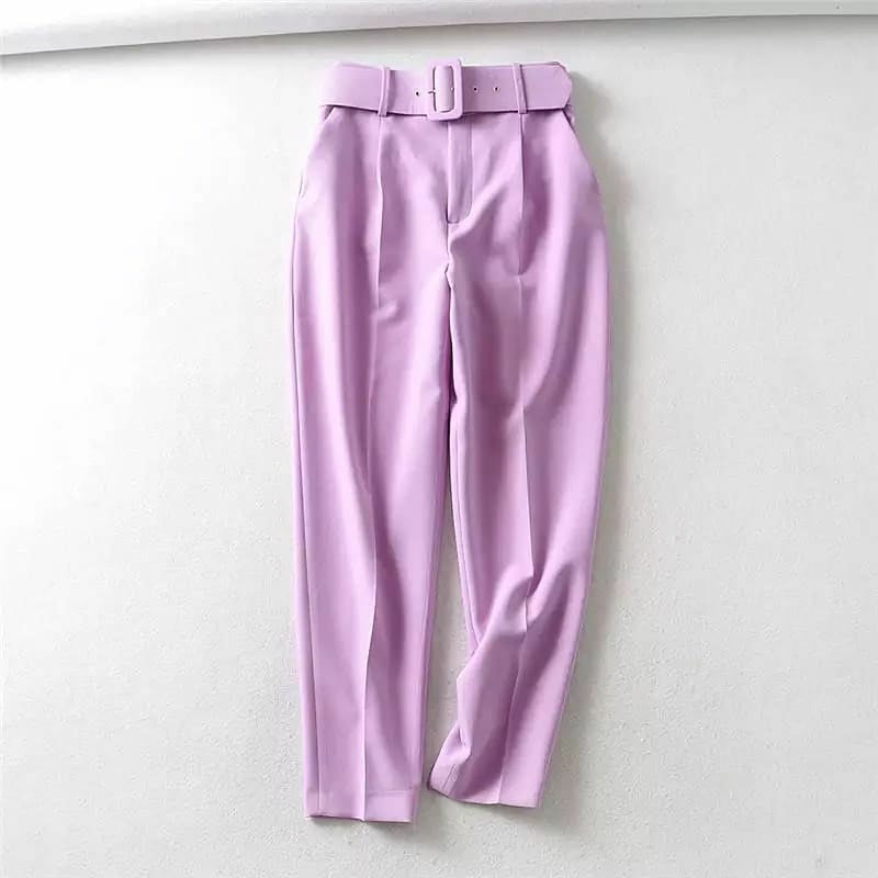 Brrie High Waist Belted pants